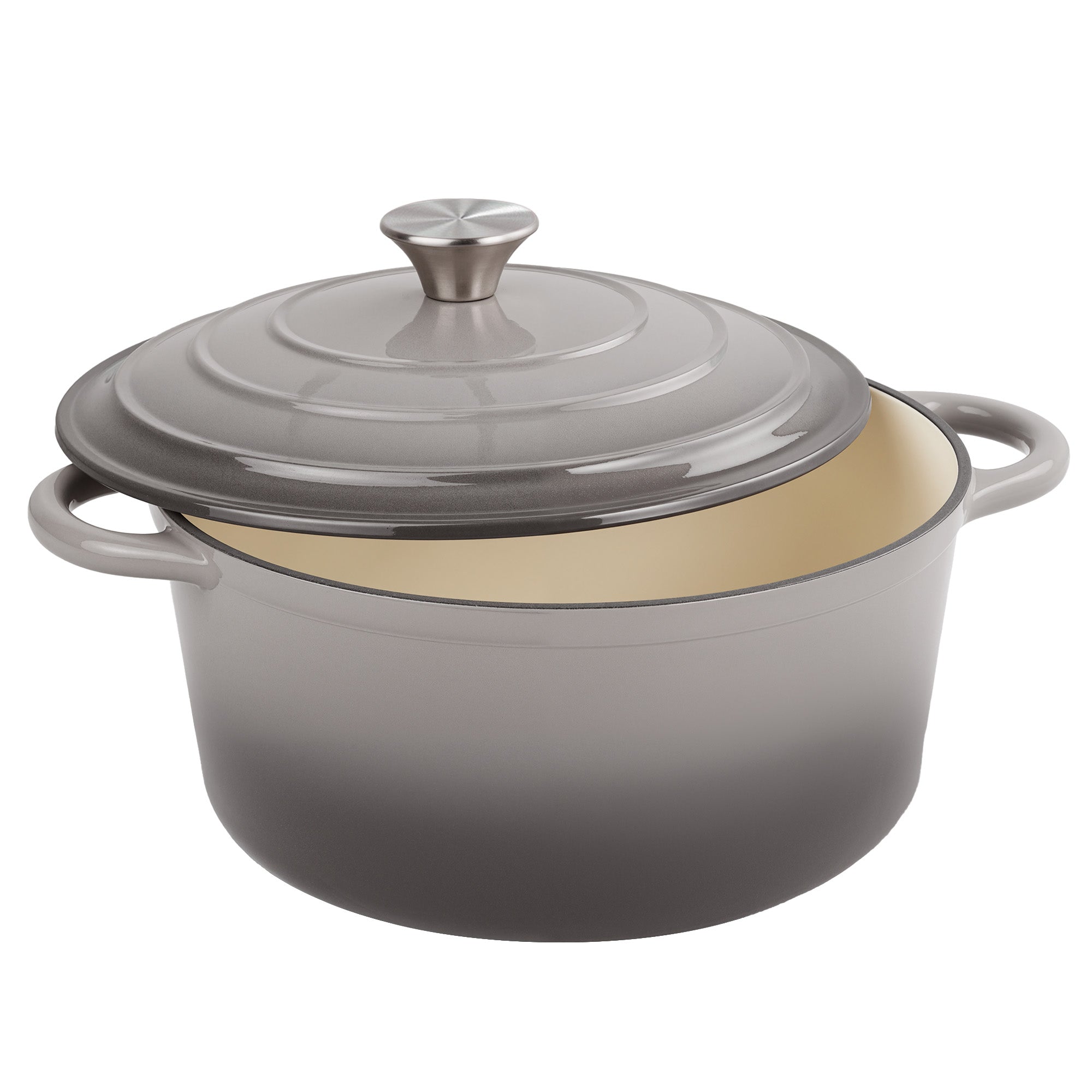 Daluvenix 6qt Enameled Cast Iron Dutch Oven Pot with Lid for Bread,Non-Stick Cookware with Dual Handles for Cooking & Roasting