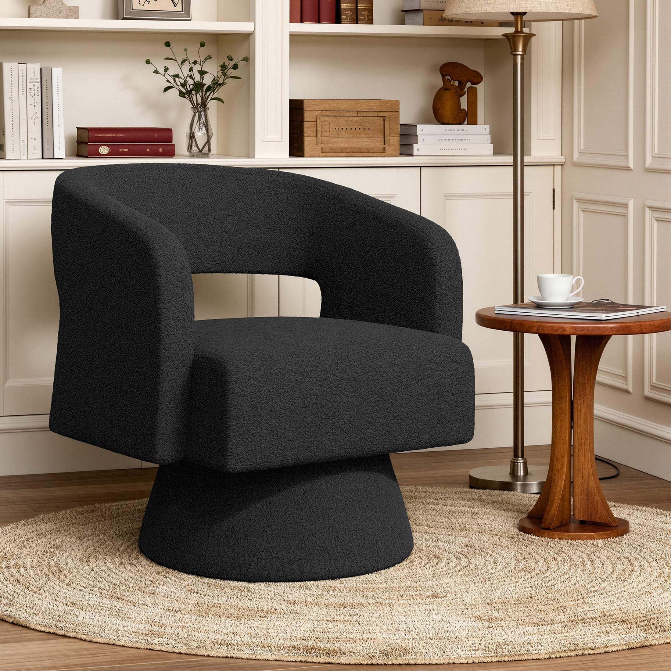 Daluvenix 360° Swivel Accent Chair Modern Luxury Barrel Chairs