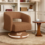 Daluvenix 360° Swivel Accent Chair Modern Luxury Barrel Chairs