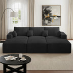 Daluvenix 113" Modern Modular Sectional Sofa L-Shaped Couch U-Shaped loud Couches Sofa Bed