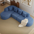 Daluvenix 114 Inch Boneless Couches for Living Room Modern Modular Sectional Sofa