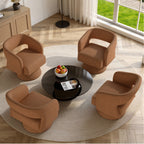 Daluvenix 360° Swivel Accent Chair Modern Luxury Barrel Chairs