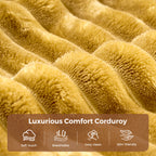 Daluvenix 51 Inch Chaise Lounge Chair Indoor Oversized Corduroy Upholstered Boneless Sofa Bed