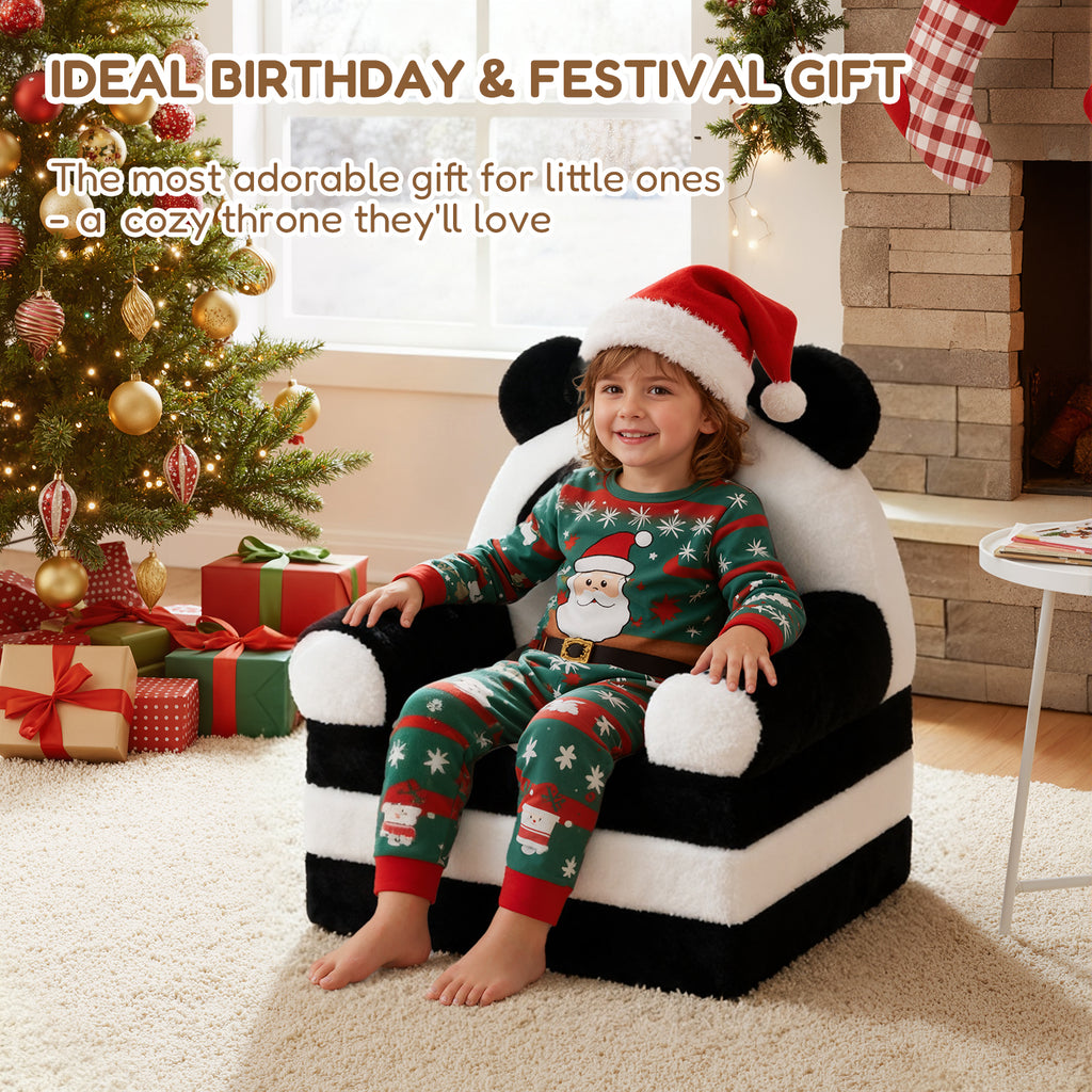 Daluvenix Toddler Sofa Chair 2 In 1 Soft Convertible Kids Couch for Girls Boys