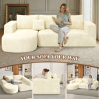 Daluvenix 104” Modular Sectional Sofa L-Shape Couch with Chaise