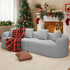 Daluvenix 110" Modular Sectional Sofa Modern 4 Seater Curved Sofa Couch for Living Room